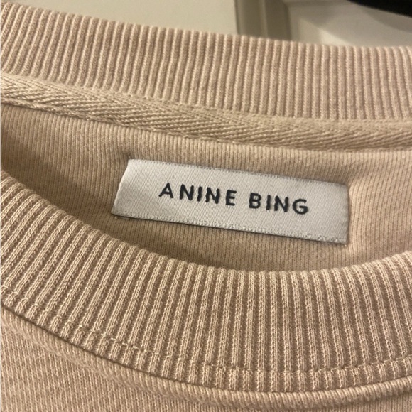 Anine Bing Cream Tiger Crewneck Sweatshirt - Picture 7 of 13